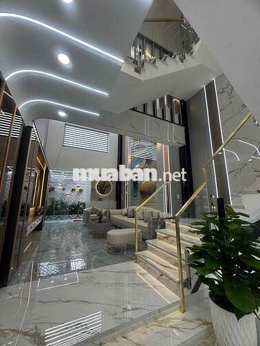 Bán nhà 4.2x19m, 1 lững, 3 lầu, 4pn, khu phân lô, Thạnh Xuân, Q12