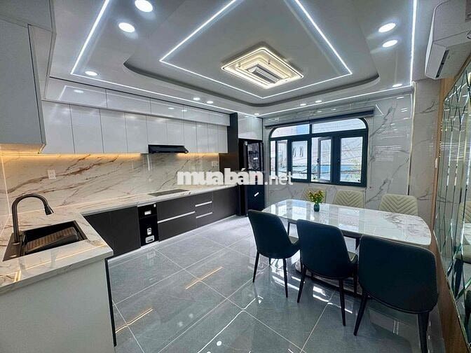 Bán nhà 4.2x19m, 1 lững, 3 lầu, 4pn, khu phân lô, Thạnh Xuân, Q12