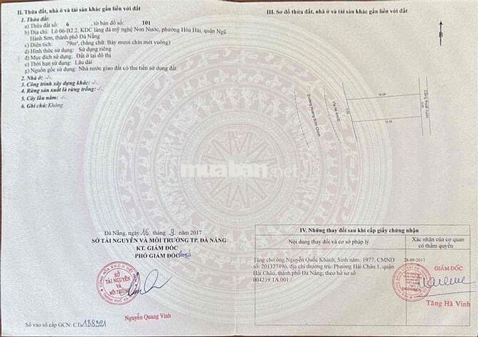 Đất biển Ngũ Hành Sơn - đường Hoàng Bình Chính