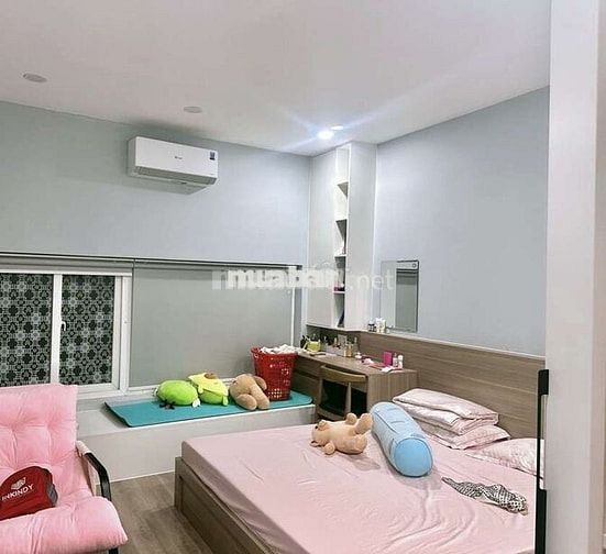 NHÀ 4 TẦNG ĐẸP –HXH - VÕ THỊ THỪA 130M VUÔNG NỞ HẬU – ỐP GỖ ĐỎ SANG