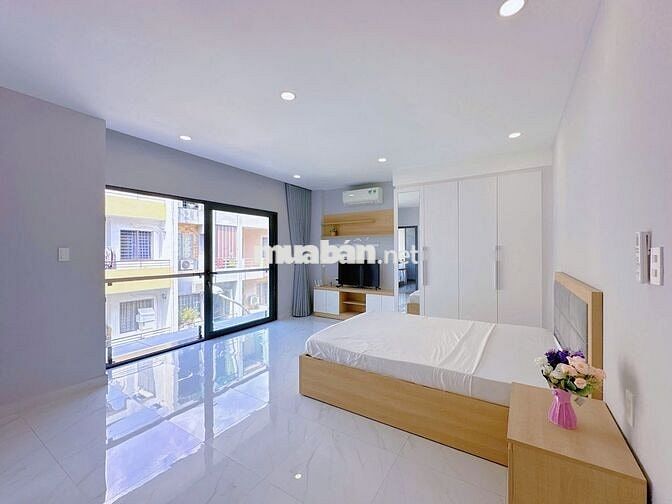 ✨Phòng Studio Full NT Cao Cấp🛋️Bản Công🌿Cửa Sổ Full Kính📍Chu Văn An✨