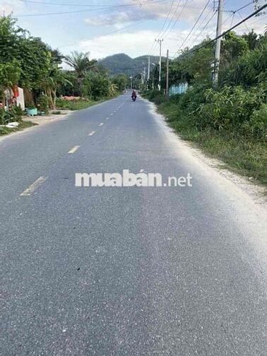 1800m đất nhà vườn...măt tiền quốc lô 14g.  gân nui thần tài.