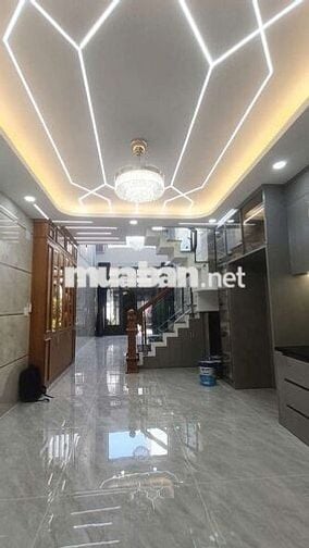 Bán nhà mới đẹp 5 tầng HXH gần chợ gò xoài
