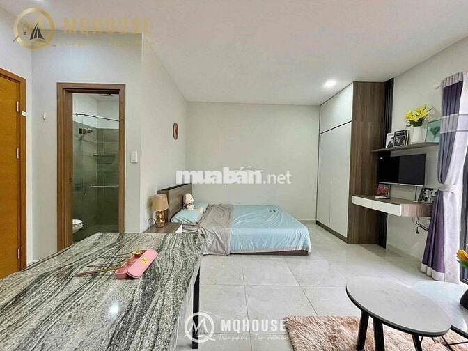 CHO THUÊ CHDV STUDIO BAN CÔNG NỘI THẤT ĐẸP NGAY SÂN BAY