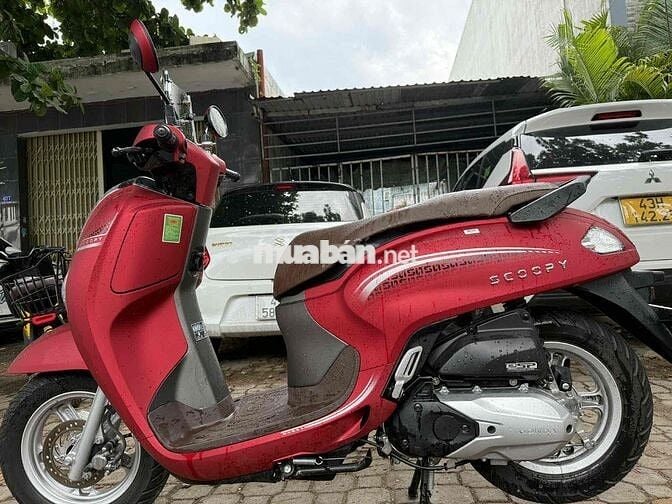 Honda Scoopy 2025 màu đỏ đô lướt