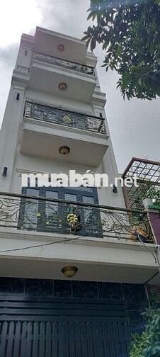 Bán Nhà Hẻm Nhựa 6 m, 80 m2,  4 Tầng, 8 pn, Liên Khu 4-5, Bình Tân