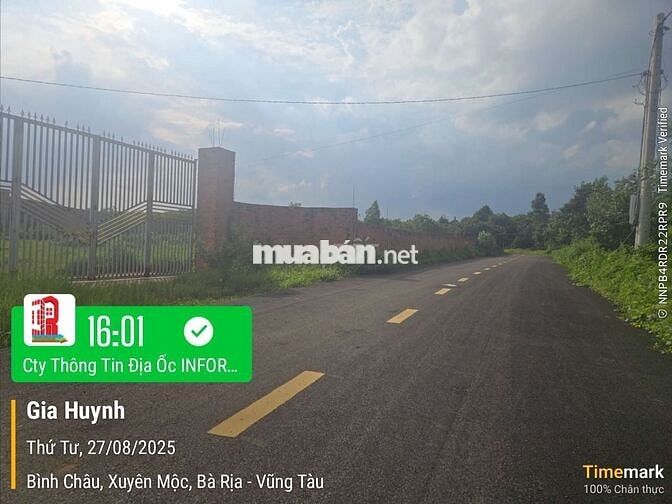 Chính chủ bán 9722,1m2 đất phủ hồng đã có sẵn 300m2 đất ở Bình Châu