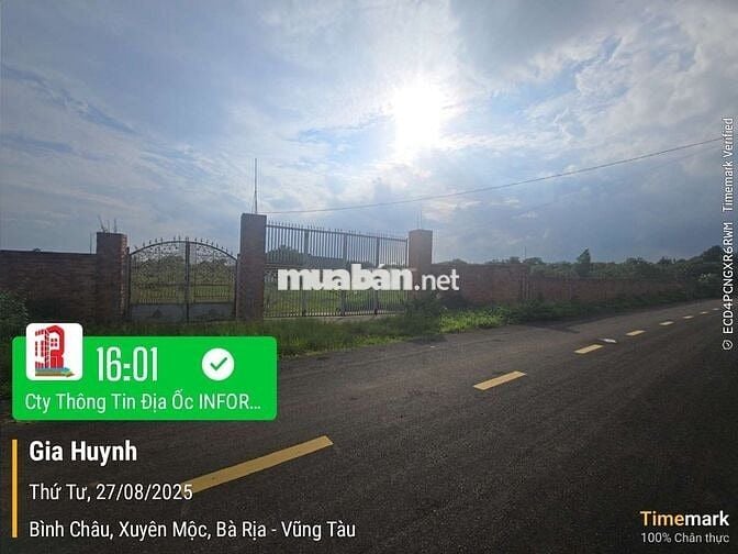 Chính chủ bán 9722,1m2 đất phủ hồng đã có sẵn 300m2 đất ở Bình Châu