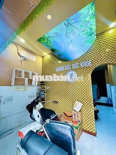 Nhà Mt Tân Phú HX Nhị P phú Trung dt 4,2×11 nở hậu 1lầu 3pn2wc Kd ok