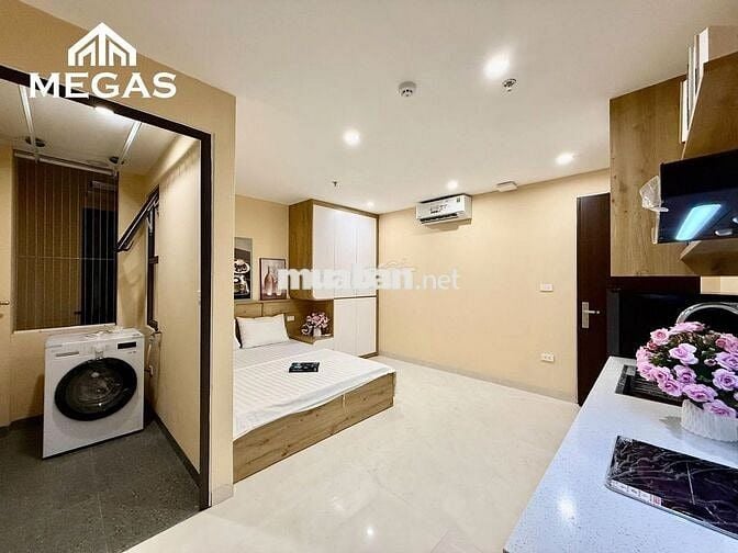 CHO THUÊ CĂN HỘ STUDIO FULL ĐỒ MỚI TINH NGAY PHỐ NGUYỄN KHANG