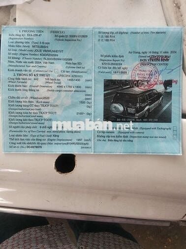 Bán xe 7 chỗ joli2.0 MPI 2004  - 1250000 km