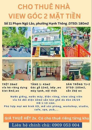 CHO THUÊ MẶT BẰNG KINH DOANH, VĂN PHÒNG