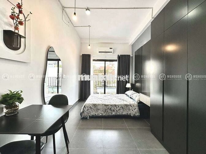 CHO THUÊ CĂN HỘ BAN CÔNG FULL NỘI THẤT GẦN HỌC VIỆN HÀNG KHÔNG, ETOWN
