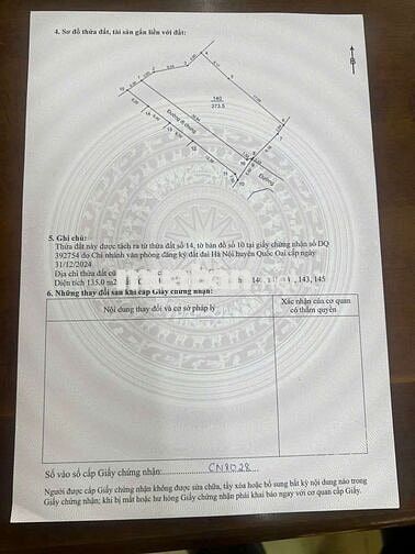 CC BÁN LÔĐẤT MẶT TIỀN KHỦNG 30,64M GIÁ RẺ CHỈ 11TR/m 373,5m giá 4,1tỷ
