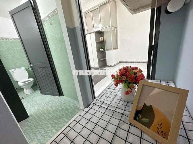 Phòng mới xây giá rẻ tách bếp full nội thất ngay Hậu Giang-Quận 6