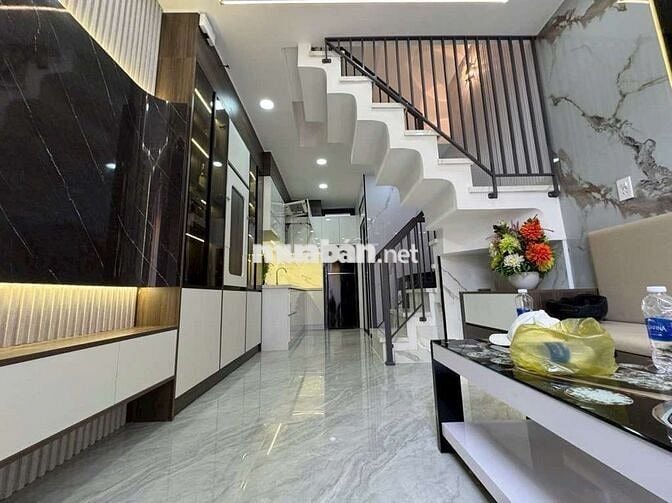 NHÀ MỚI  THIẾT KẾ ĐẸP SANG TRỌNG 3X8 ĐƯỜNG PHAN HUY ÍCH. P12  GÒ VẤP
