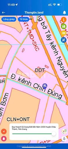 Bán Đất ấp Thạnh Hòa, Long Hưng, Châu Thành, Tiền Giang. 6,08x28= 170m