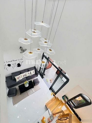Bán nhà Lửng mới 100% full nội thất đang hoàn thiện
