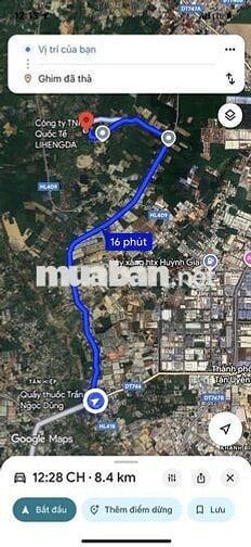 Bán 2 lô đất 386m2 giá 1,6tỷ/lô P tân hiệp, Tp Tân Uyên