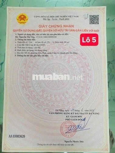K584 TÔN ĐẢN, Bao Gồm 7Lô Cần bán giá chỉ 2tỷ550 -2tỷ650