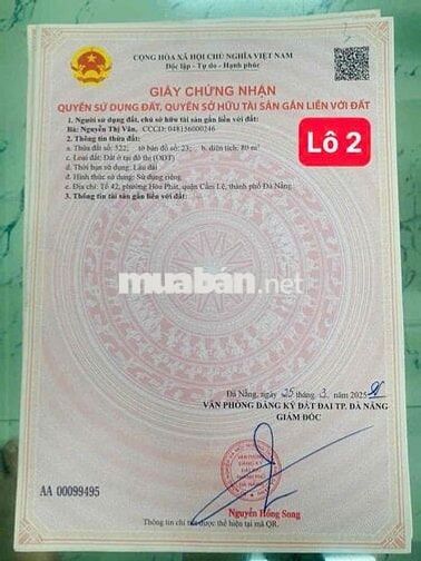 K584 TÔN ĐẢN, Bao Gồm 7Lô Cần bán giá chỉ 2tỷ550 -2tỷ650