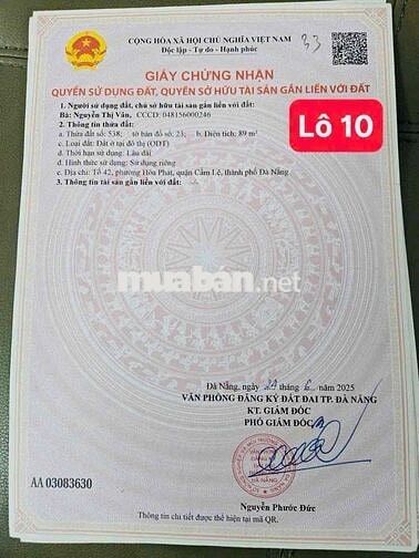 K584 TÔN ĐẢN, Bao Gồm 7Lô Cần bán giá chỉ 2tỷ550 -2tỷ650