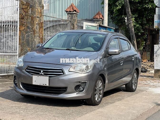 Mitsubishi Attrage 2017 CVT - 51000 km xám đẹp
