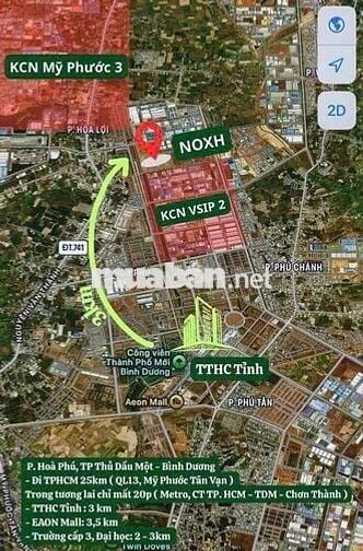 NOXH THỦ DẦU 1 BÌNH DƯƠNG - TP HCM 70m2 gồm 2PN chỉ 1tỷ hơn