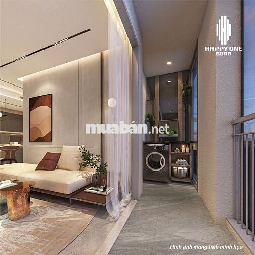 Căn hộ 70,07m², 2PN + 2WC, Happy One Sora Thủ Đức