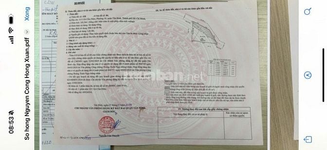 Bán lô đất Cư Xá Phú Thọ Hòa, đường Gò Cẩm Đệm, P.10, Tân Bình