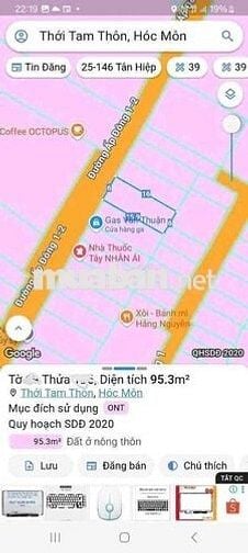 Đất 6x16m Sổ 95m2 Mt chợ Nước Đá Kd buôn bán Tốt, cách Ng A Thủ 200m