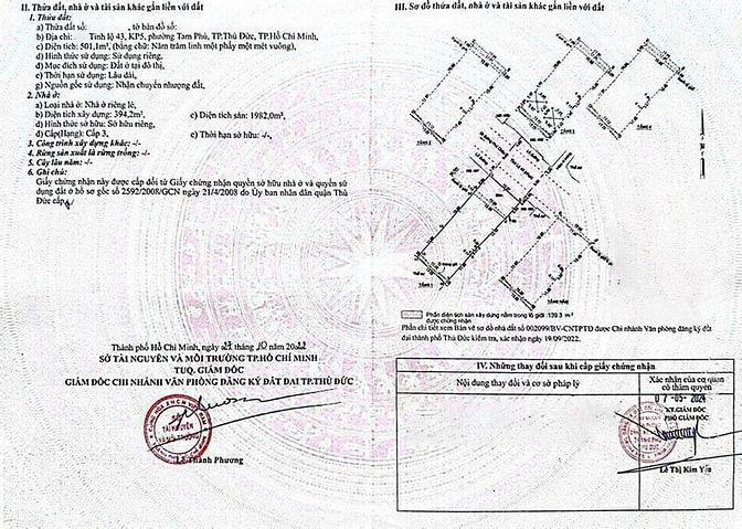 Bán tòa nhà lớn Tam Phú, Thủ Đức, có hầm, 4 tầng, diện tích hơn 500m²