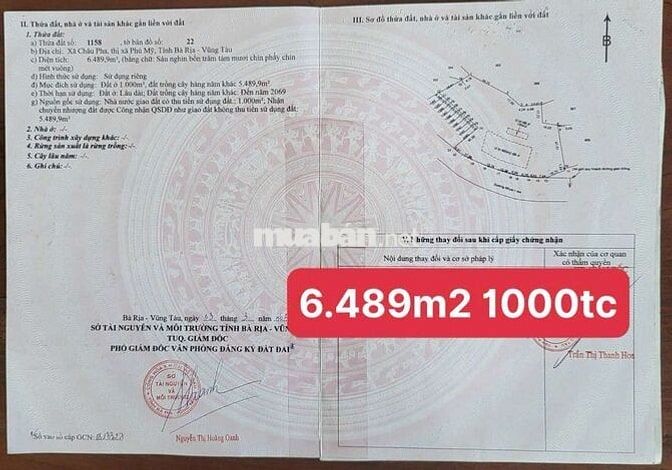 Siêu phẩm mt đg nhựa chính châu pha phú mỹ,dt:86x66 giá 16ty quá rẻ
