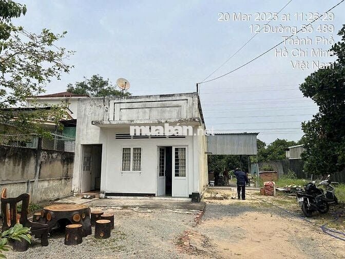 Nhà vườn cấp 4 cạnh KCN Tây Bắc, Củ Chi 500m2 (10x50)m, SHR, Giá 855tr
