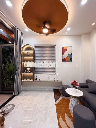 Nhà mới BÌNH THẠNH 50m2 - 2 TẦNG 2PN 2WC - Hẽm thông Gần MẶT TIỀN