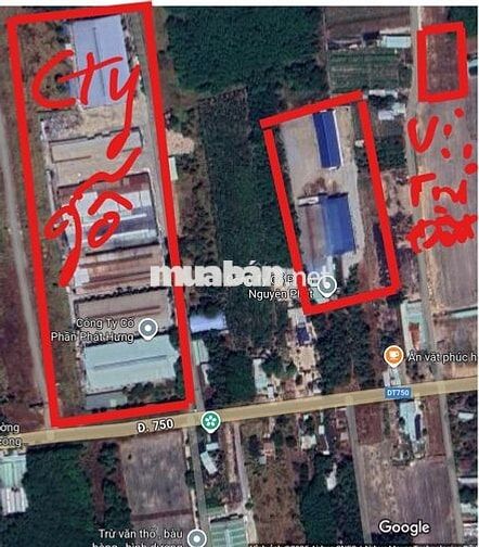 Bán 196m tc 100 đất xây nhà ở ngay cho anh chị công nhân giá 830tr
