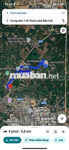 Cần bán đất thổ cư đường hẻm xe hơi ra vào thoải mái