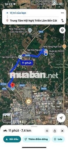 Cần bán đất thổ cư đường hẻm xe hơi ra vào thoải mái