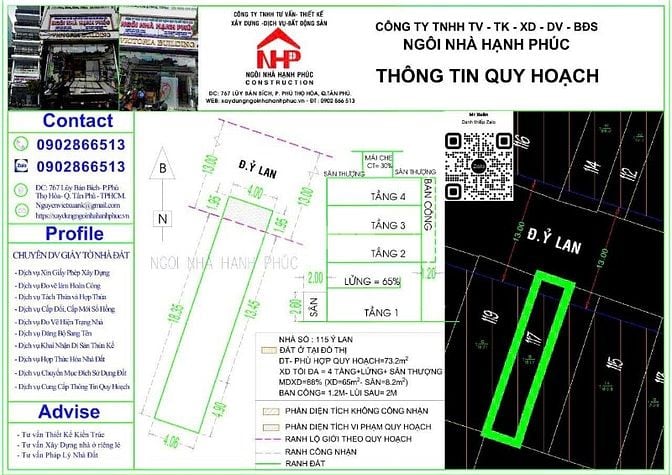 Bán nhà 115 Ỷ Lan, P.Hiệp Tân, Q.Tân Phú, Vị trí đẹp, đường 13m