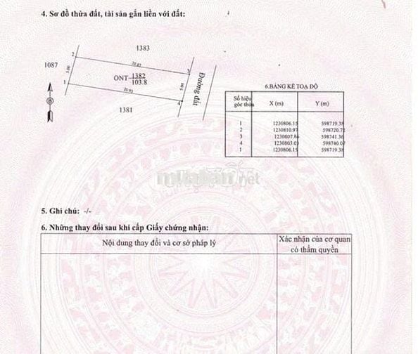 Tôi cần bán đất tại Hưng Thuận Trảng Bàng giá 560 triệu diện tích103m2