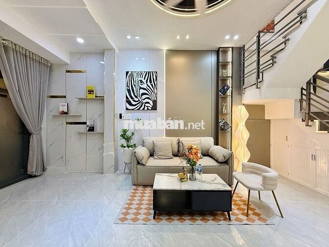 🌹 NHÀ ĐẸP 2 TẦNG, FULL NỘI THẤT, HẺM 3M, P16, GV. CHỈ  4.9 TỶ TL.🌹