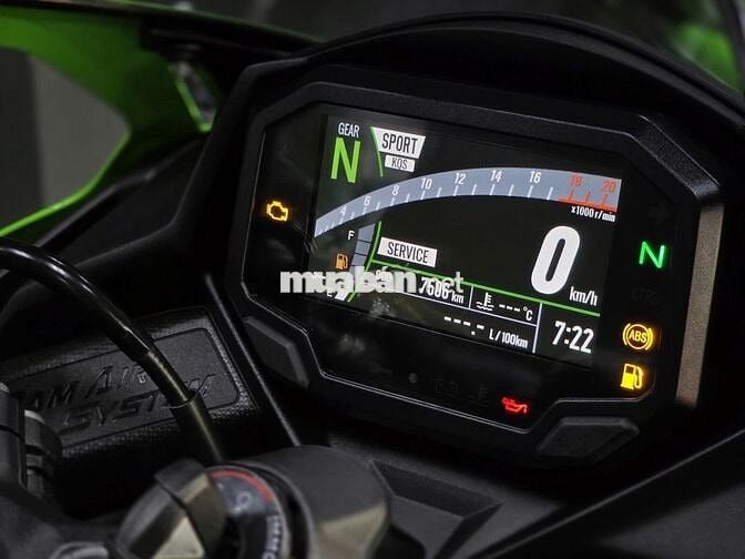 ZX25R MODEL 2023 MÀU XANH KRT CHẠY LƯỚT
