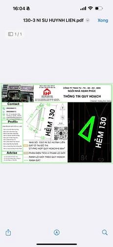 Bán nhà 130/3 Ni Sư Huỳnh Liên, P.10, Tân Bình, hẻm xe hơi