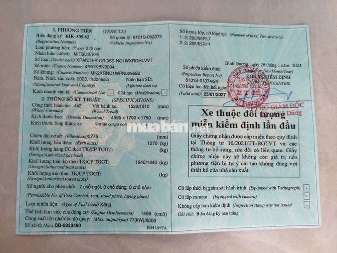 Cần bán xpander cross 2023