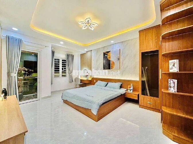 Bán nhà mới 5 tầng,36m² BTCT, sát hẻm xe hơi thông, phạm Văn chiêu p16