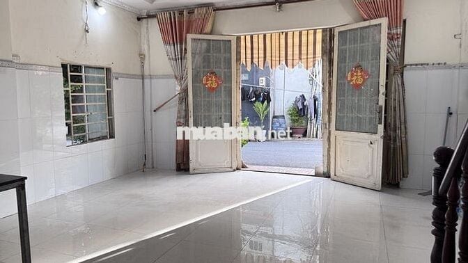 NHÀ 1 TRỆT 1 LỬNG - 2 MẶT TIỀN HẺM, TCH07, QUẬN 12