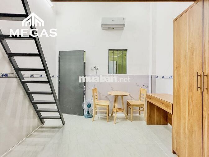 Phòng gác, full nội thất, diện tích 22m2, cách Đh Kinh Tế Luật 1,5km