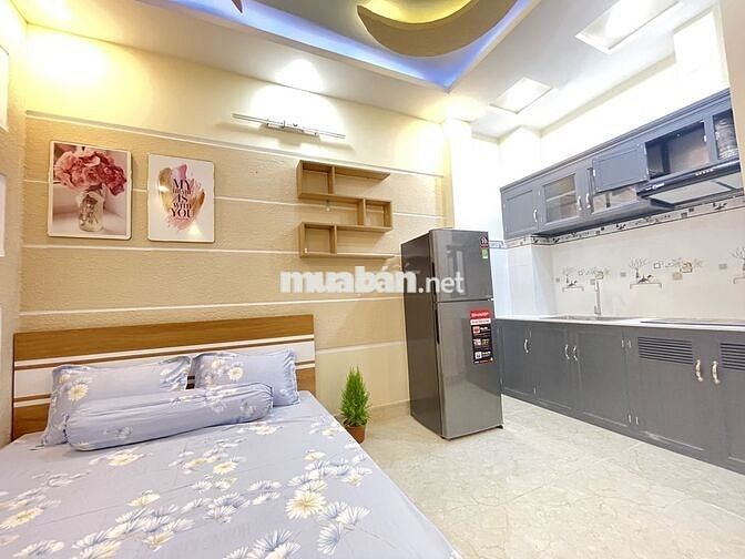 CĂN HỘ DV MỚI, FULL NT CAO CẤP GẦN NGÃ TƯ PHẠM VĂN ĐỒNG& LÊ QUANG ĐỊNH