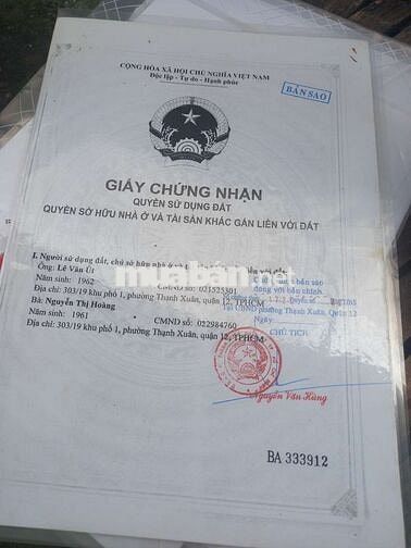 Bán dãy nhà 5 phòng trọ full thổ cư giấy tay vi bằng