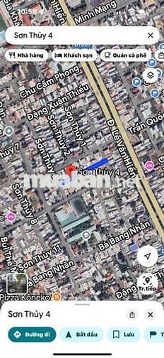 Bán đất tặng nhà cấp 4 đường Sơn Thủy 4 – Ngũ Hành Sơn, Đà Nẵng